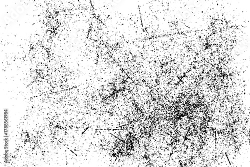 Grunge grainy texture black background