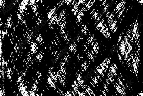 Grunge grainy texture black background