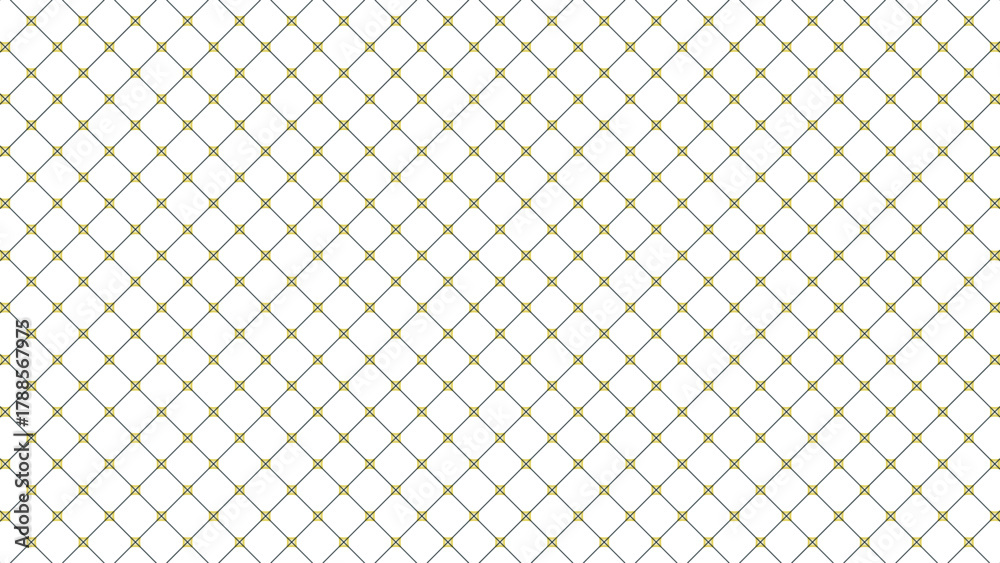 Fototapeta premium Geometric pattern of interlocking diamond shapes with subtle green dots