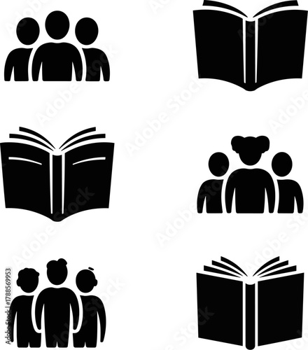  News Paper Icon Collection Reading And Media Vector Graphic Design Template Print Media Technology Icon Set Newspaper Article Headline Publishing Vector Silhouette