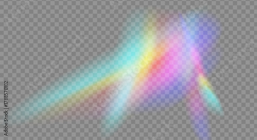 Png crystal rainbow, prism rainbow light, abstract jewelry reflex prism, transparent flare glowing glass overlay light png, diamond spectrum effect sparkle