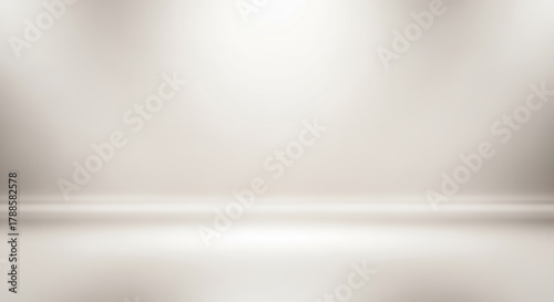 Background softly lit studio background with subtle gradients and a reflective floor surface creating depth