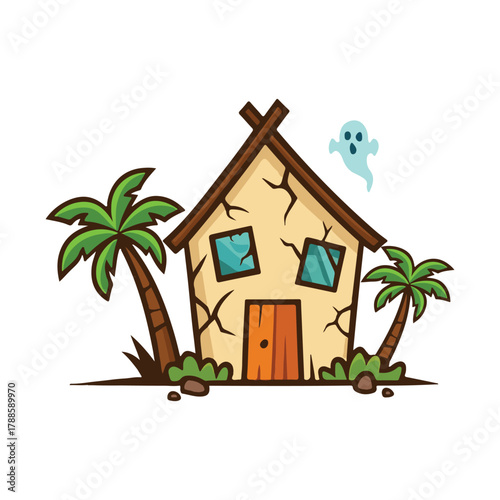 Haunted Cottage of Shadows Svg 