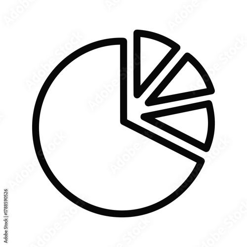 Pie chart with slices