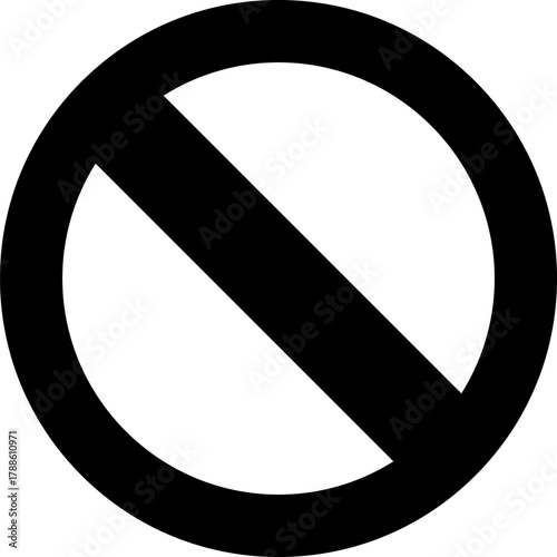 Sign forbidden. Forbidden Sign. Sign forbidden. No sign. Icon symbol ban. Do Not Enter. - Transparent Background