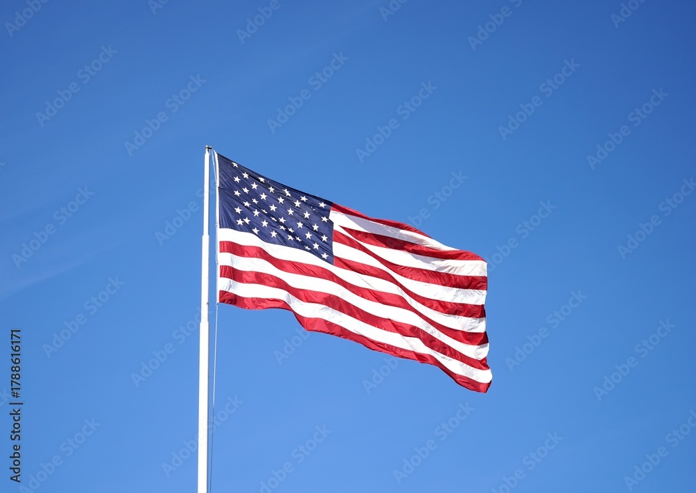 Fototapeta premium USA Flag, United States of America 