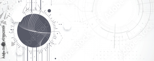 Technology concept background and network security