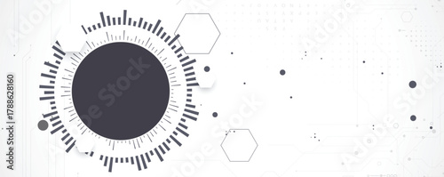 Technology concept background and network security