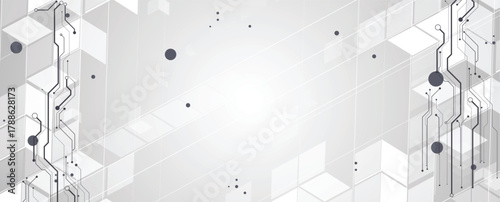 Technology concept background and network security