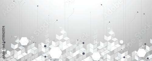 Technology concept background and network security