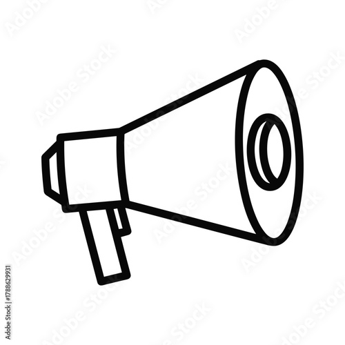 Megaphone icon for announcement or promotion