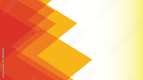 Modern Abstract Background with Overlapping Transparent Orange and Red Geometric Square Shapes.