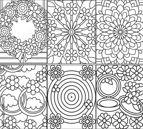 Mandala Coloring shittes for adults and kids 