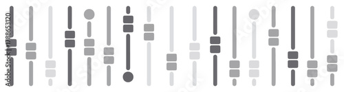 scroll bar ui slider set