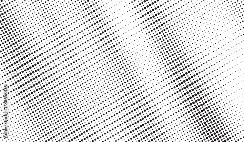 Halftone background vector, abstract backdrop design with two tone pattern and copy space for edit your content
