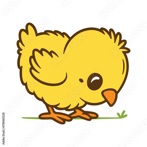 Puffy Chick Svg
