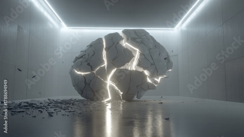 Brain illustration symbolizing memory repression and hidden mental processes.