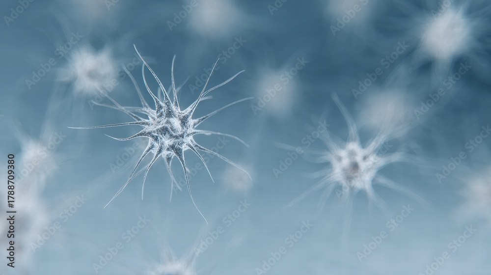 Naklejka premium frozen mind concept showing emotional suppression and inner cold.