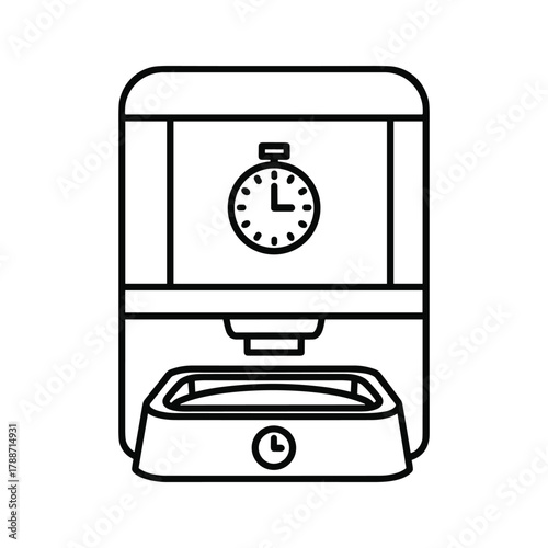 Automatic pet feeder with timer function