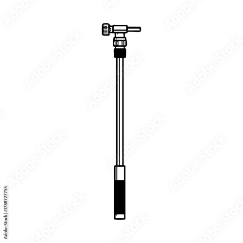 Telescopic selfie stick designed for smartphones, representing portable photo equipment for travel, social media, and self-photography.