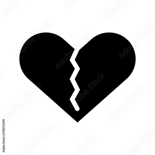  heartache illustration icon vector icon