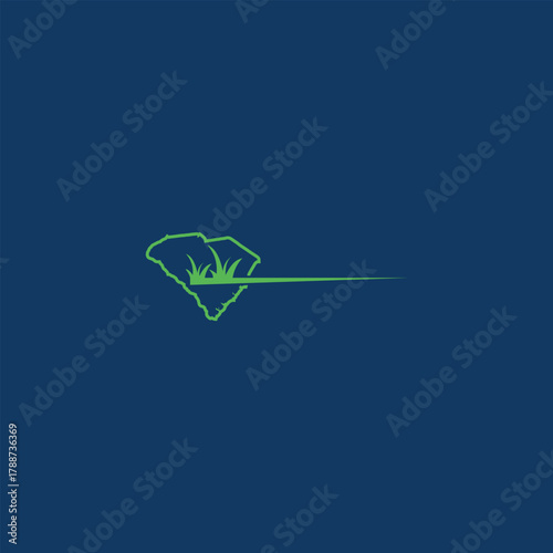 South Carolina's Emerald Turf: A State Icon with Growing Greenery Concept