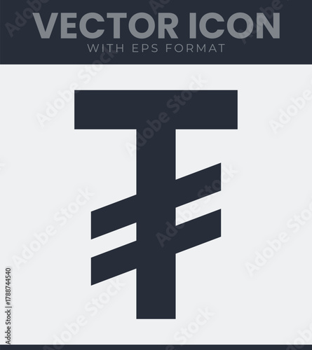 Mongolian tugrik currency exchange icon