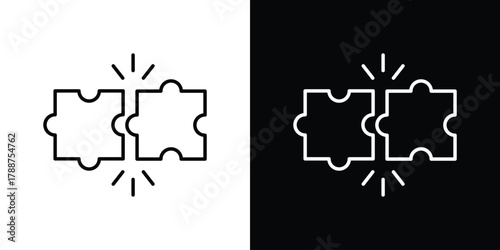 Compatibility icon line vector illustration. vector graphics