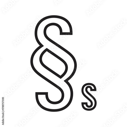 Section symbol and small s