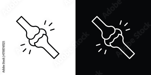 Joint icon line vector illustration. vector graphics