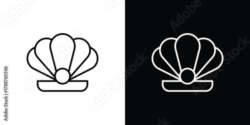 Pearl icon line vector illustration. vector graphics