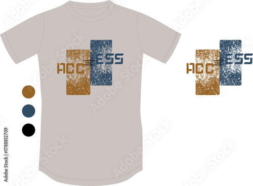 Dynamic Sportswear Athletic Graphic T-shirt Design