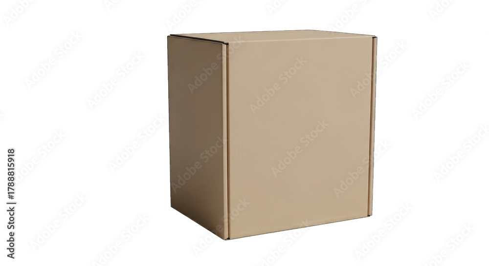 Fototapeta premium Box isolated on transparent background