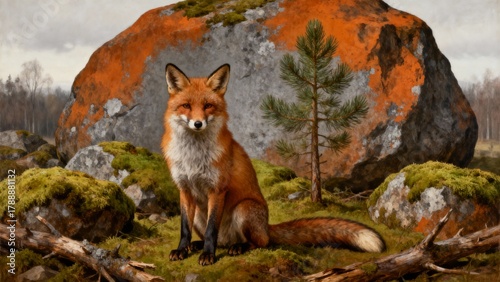 red fox vulpes