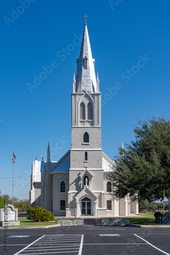 Konstfotografi Nativity of the Blessed Virgin Mary Catholic Church in Cestohowa, Texas