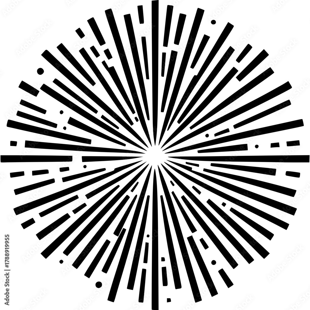 Obraz premium Fireworks Icon Vector