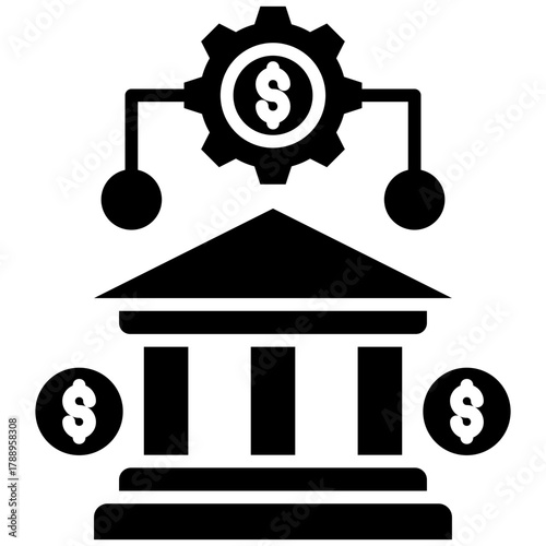 Banking System  Icon