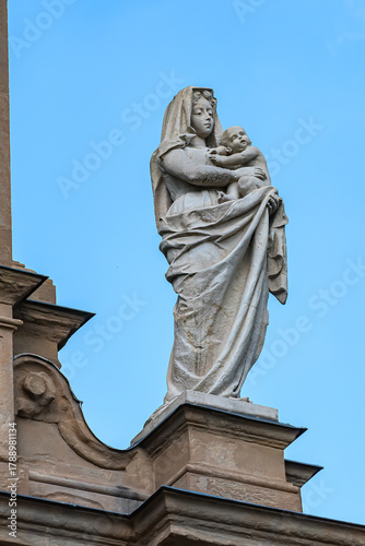 Church of Saints Bartholomew and Stephen, built for Dominican Order in 17th century, which houses the prized Martinengo Altarpiece by Venetian master Lorenzo Lotto. BERGAMO, ITALY.