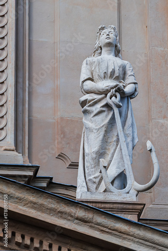 Church of Saints Bartholomew and Stephen, built for Dominican Order in 17th century, which houses the prized Martinengo Altarpiece by Venetian master Lorenzo Lotto. BERGAMO, ITALY.