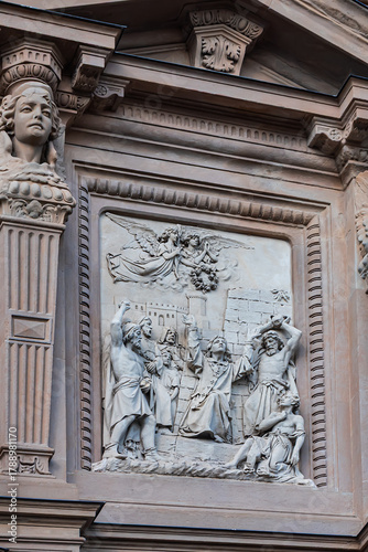 Church of Saints Bartholomew and Stephen, built for Dominican Order in 17th century, which houses the prized Martinengo Altarpiece by Venetian master Lorenzo Lotto. BERGAMO, ITALY.