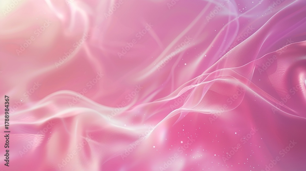 Obraz premium Dreamy_pink_fluid_tech_background