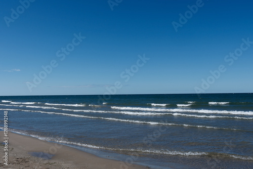 Along the beautiful shore of Lake Ontario at Sodus Point in New York State