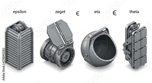 Close-up of Camera Lens and Accessories.