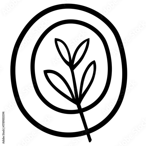 vector illustration of a leaf