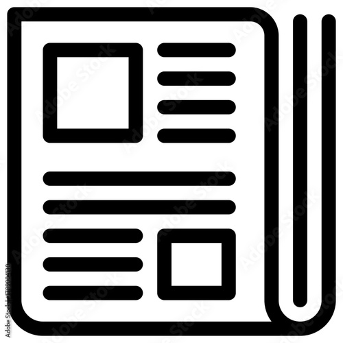 Newspaper Article Icon