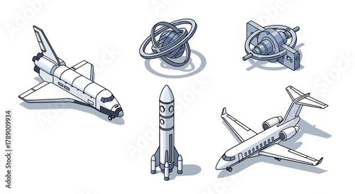 Space Exploration and Rocket Launch Vehicles.