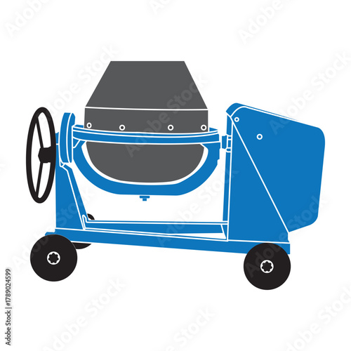 Cement and concrete mixer machine