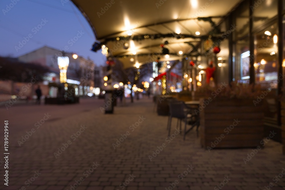 Fototapeta premium Shopping at Christmas or new year Markets background