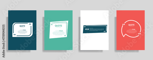 Vibrant quote templates for modern presentations and social media, offering versatile designs for impactful messaging and creative content creation