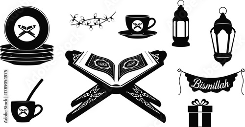 set of Quran and importent things